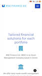 Mobile Screenshot of bge-finance.com
